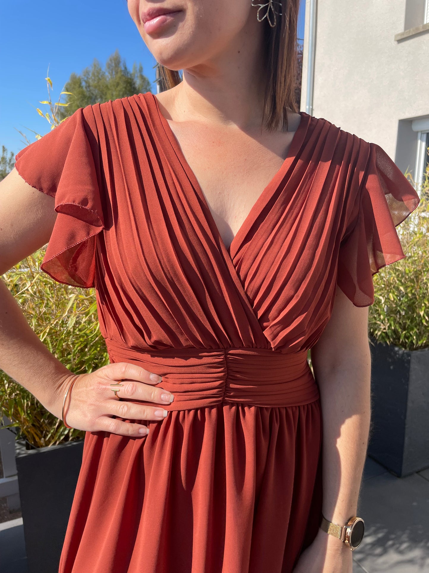 Robe Eva Terracotta/Brique