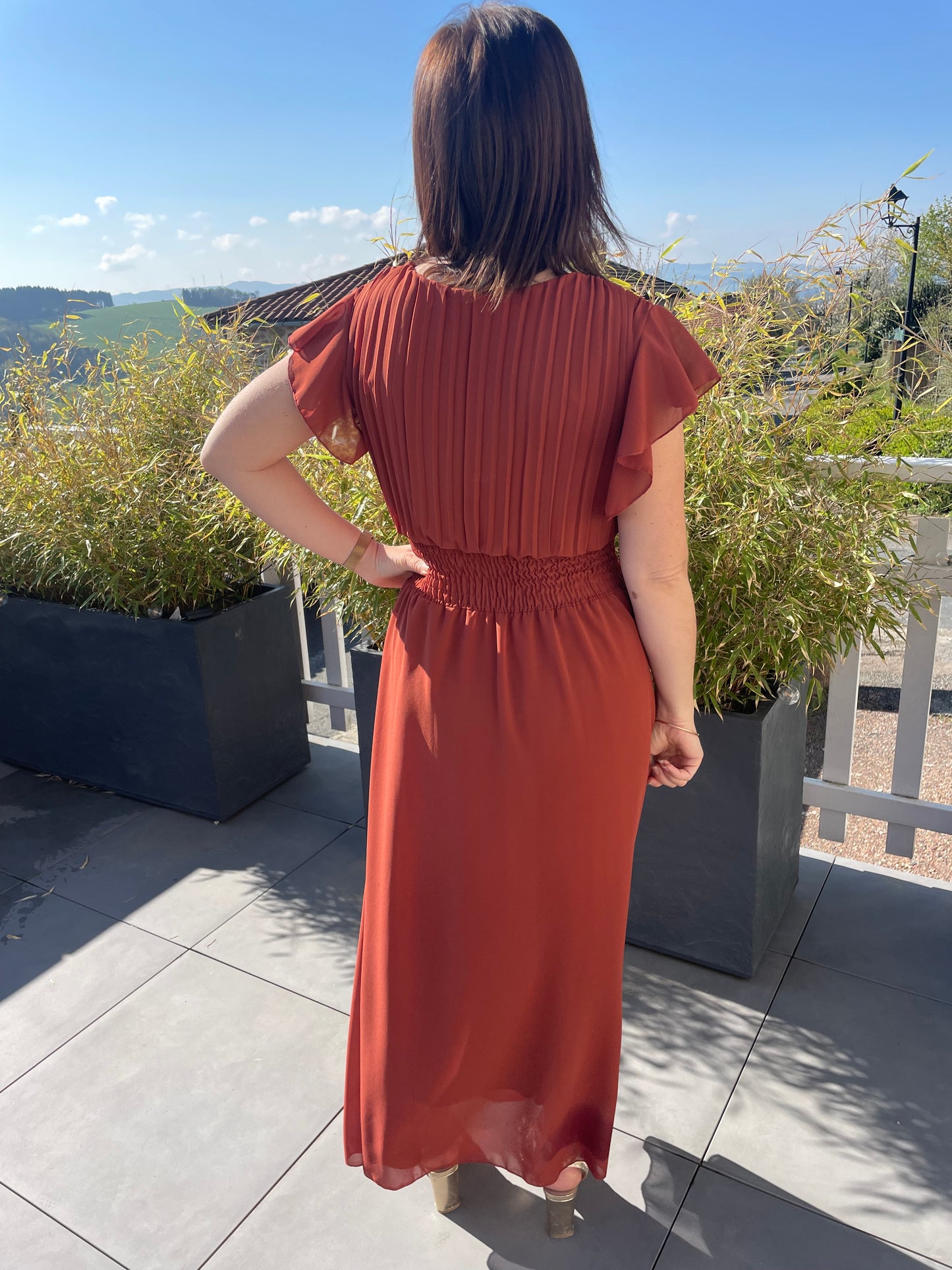 Robe Eva Terracotta/Brique