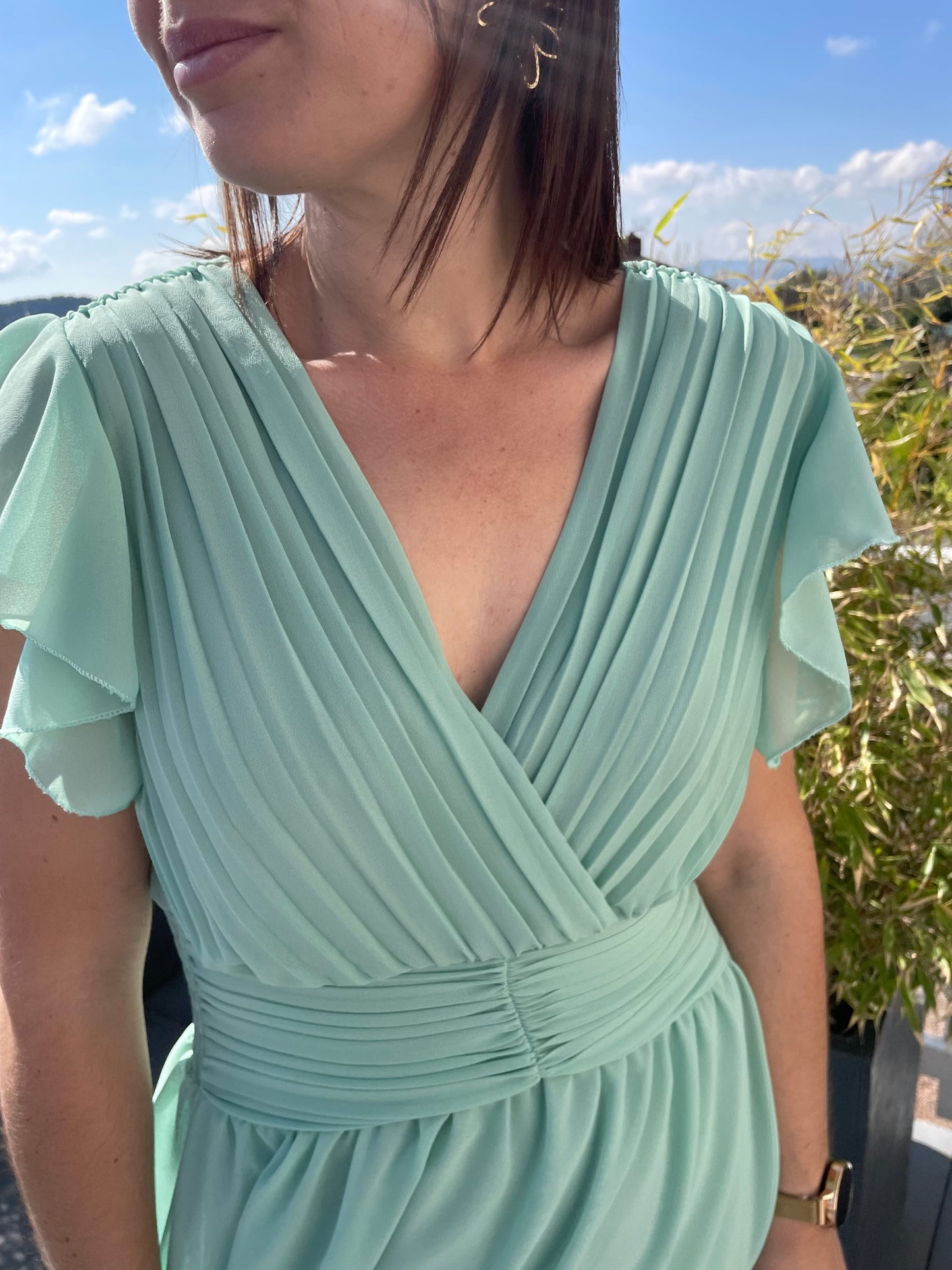 Robe Eva Vert d'eau