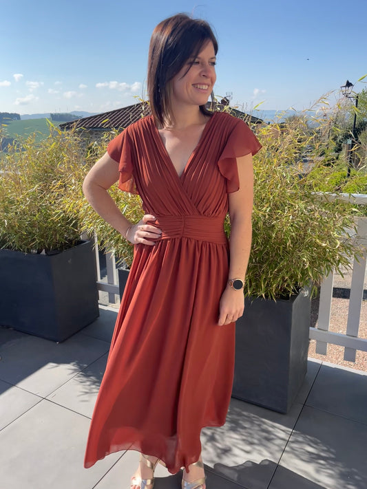 Robe Eva Terracotta/Brique