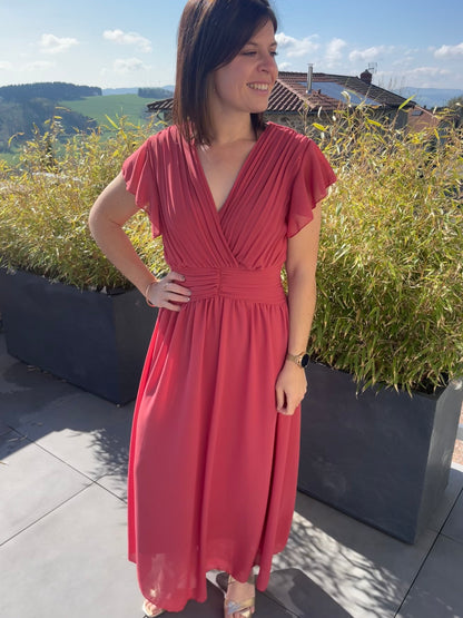 Robe Eva Vieux Rose